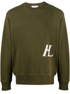 Helmut Lang толстовка Masc Crew с логотипом