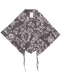 Brunello Cucinelli шарф с геометричным принтом