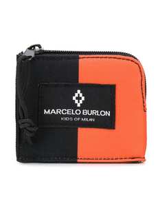Marcelo Burlon County Of Milan Kids двухцветный кошелек с логотипом