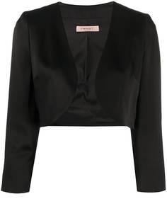 Twin-Set укороченный жакет без застежки