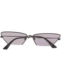 McQ Swallow солнцезащитные очки в оправе кошачий глаз с вырезами Alexander McQueen