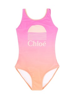 Chloé Kids слитный купальник с эффектом градиента