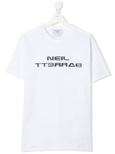 Neil Barrett Kids футболка с принтом