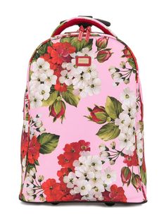 Dolce & Gabbana Kids портфель с цветочным принтом