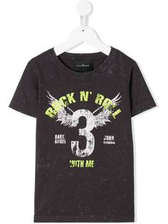 John Richmond Junior футболка Rock n Roll With Me с логотипом