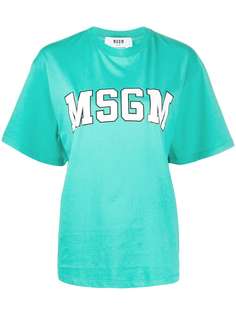 MSGM футболка College с логотипом