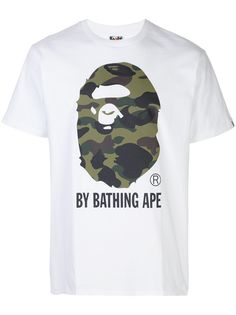 BAPE футболка с логотипом