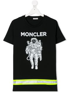 Moncler Kids футболка с короткими рукавами и логотипом