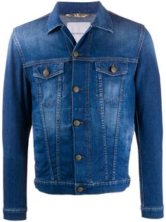Jacob Cohen джинсовая куртка с эффектом потертости