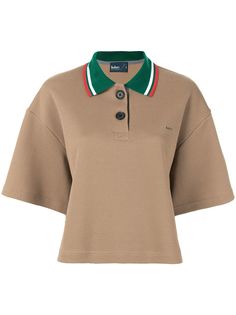 Kolor рубашка-поло с контрастным воротником