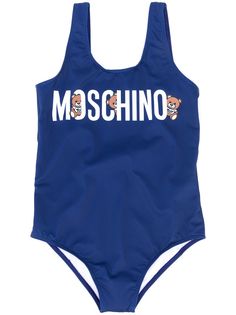 Moschino Kids купальник Teddy Bear с логотипом