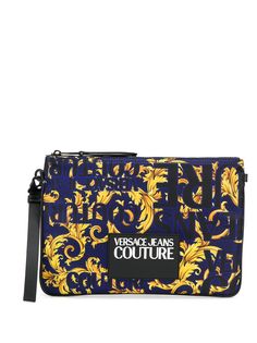Versace Jeans Couture клатч с принтом
