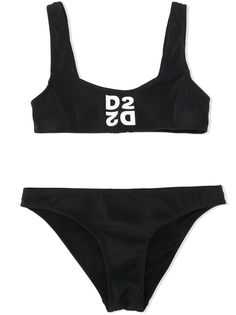 Dsquared2 Kids бикини с принтом D2