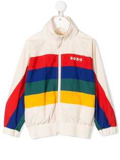Bobo Choses куртка со вставками и логотипом
