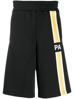 Palm Angels спортивные шорты с контрастными полосками