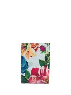 Dolce & Gabbana обложка для паспорта с цветочным принтом