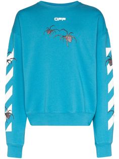 Off-White толстовка с принтом Arachno Arrow