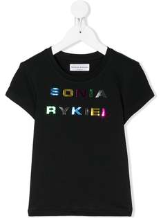 SONIA RYKIEL ENFANT футболка с короткими рукавами и логотипом