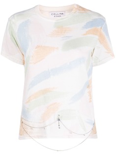 Collina Strada футболка с эффектом разбрызганной краски