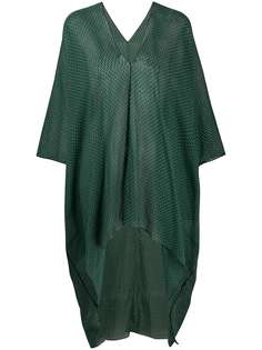 Dolci Follie кафтан с принтом и V-образным вырезом