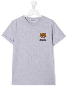 Moschino Kids футболка с аппликацией Teddy Bear