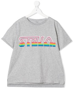 Stella McCartney Kids футболка с логотипом