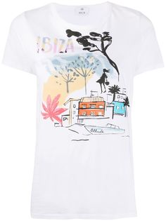 Allude футболка с принтом Ibiza