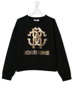 Roberto Cavalli Junior толстовка с логотипом