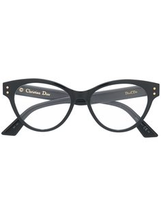 Dior Eyewear очки в оправе кошачий глаз с логотипом
