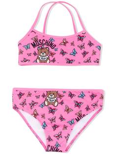 Moschino Kids бикини с принтом