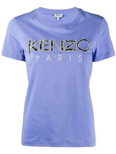 Kenzo футболка с вышитым логотипом