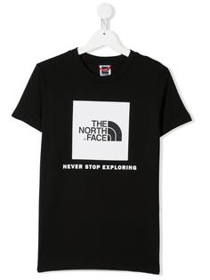 The North Face Kids футболка с надписью