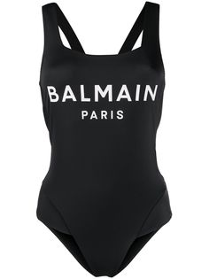 Balmain купальник с логотипом