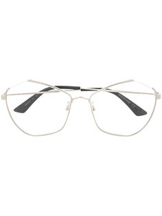 McQ Swallow очки в геометричной оправе кошачий глаз Alexander McQueen