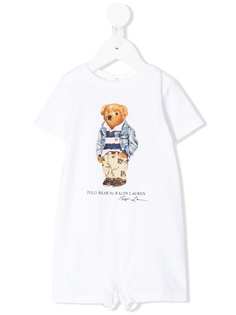 Ralph Lauren Kids ромпер Polo Bear с логотипом