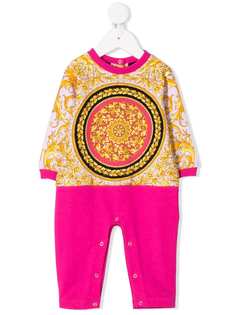 Versace Kids ромпер с принтом Baroque