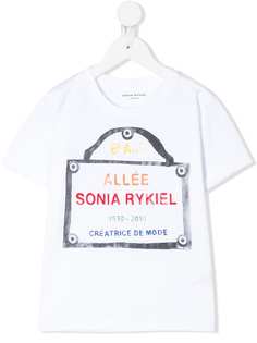 SONIA RYKIEL ENFANT футболка с короткими рукавами и логотипом