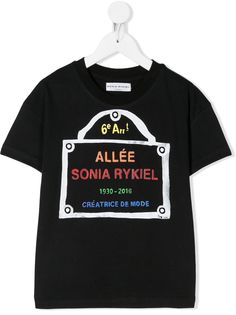 SONIA RYKIEL ENFANT футболка с короткими рукавами и логотипом