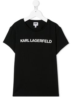 Karl Lagerfeld Kids футболка с логотипом