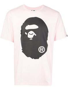 BAPE футболка с логотипом