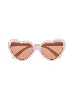 Stella McCartney Eyewear солнцезащитные очки с оправой в форме сердца