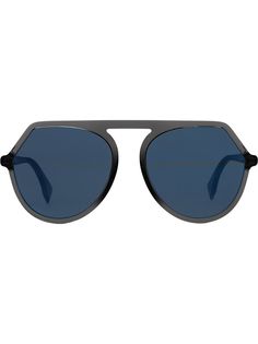 Fendi Eyewear солнцезащитные очки-авиаторы FFreedom