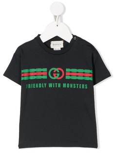 Gucci Kids футболка с графичным принтом