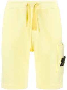 Stone Island флисовые шорты с кулиской