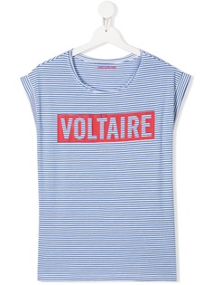 Zadig & Voltaire Kids футболка с логотипом