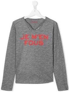 Zadig & Voltaire Kids футболка Je Men Fous