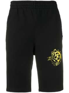 Off-White спортивные шорты с принтом