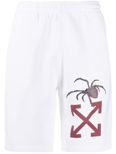 Off-White Arachno arrow print shorts