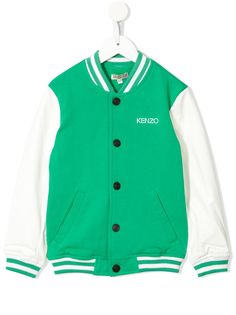 Kenzo Kids бомбер с вышитым логотипом