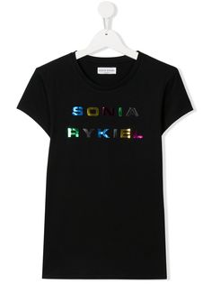 Sonia Rykiel футболка с круглым вырезом и логотипом